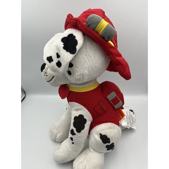 Paw Patrol Marshall Large Plush Sitting Fire Hat Nickelodeon Stuffed Animal 15" - Picture 3 of 6